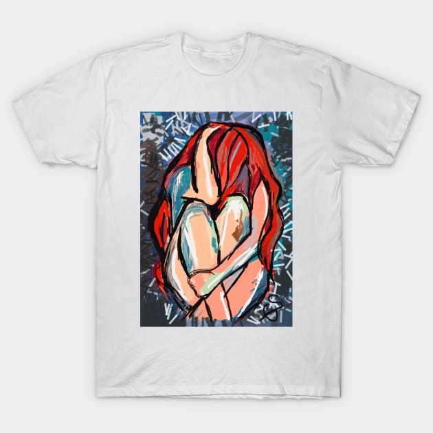 Stop violence woman T-Shirt by GalartCreations